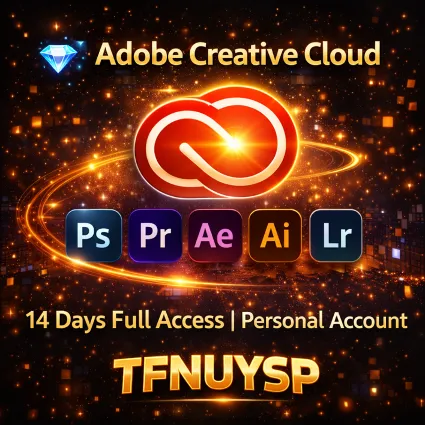 Adobe Creative Cloud на 14 дней | АККАУНТ 🆕 | TFNUYSP + ПОДАРОК