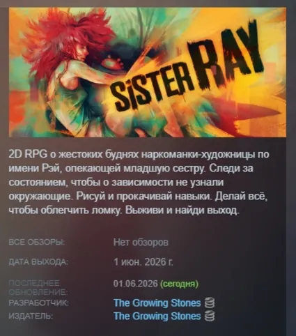 Sister Ray АВТОДОСТАВКА STEAM РОССИЯ