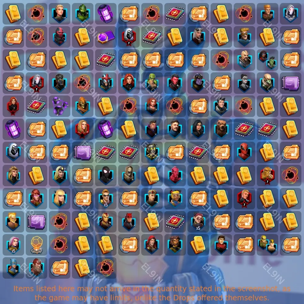 🎖️MARVEL Strike Force🎈Твич Дропсы💎155 предметов + 🎁