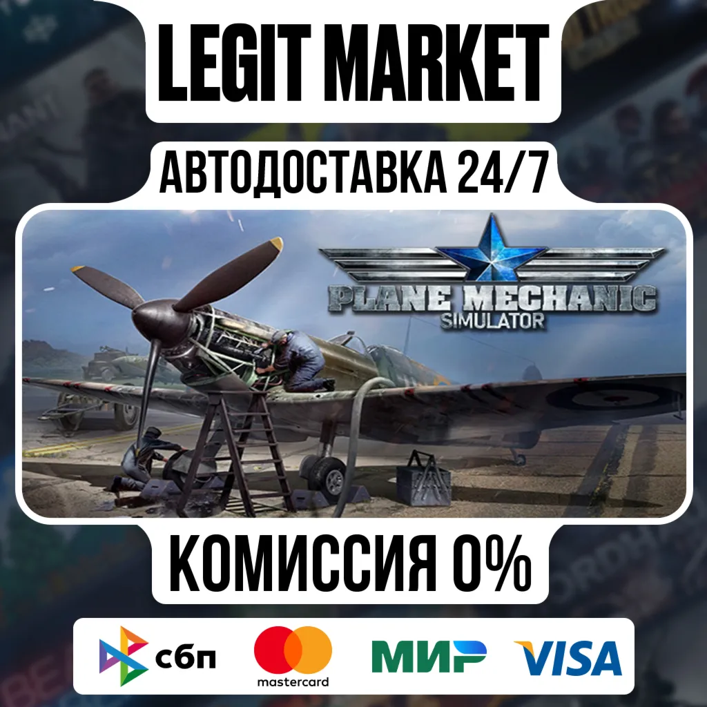 Plane Mechanic Simulator / Steam АВТО / МИР