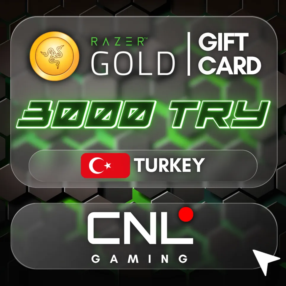 24/7 АВТО | RazerGold 3000 TRY (подарочная карта)