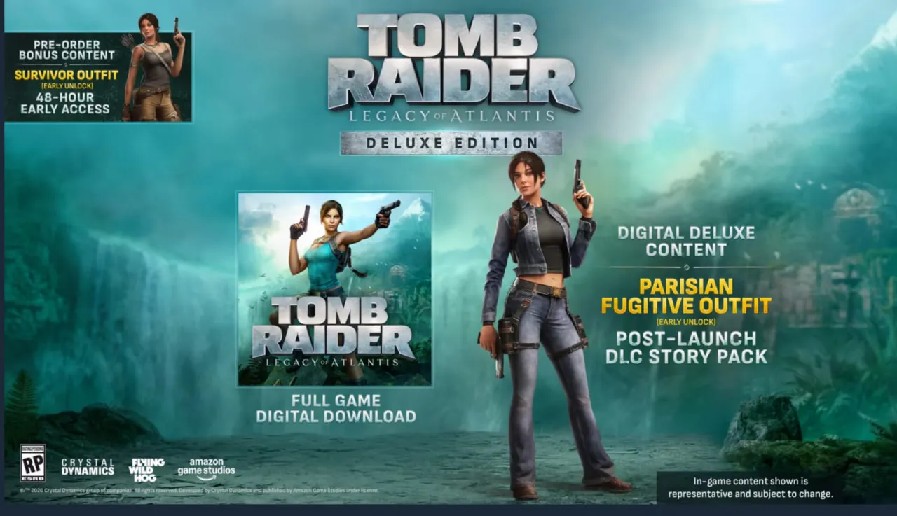 Tomb Raider: Legacy of Atlantis - Deluxe Edition steam