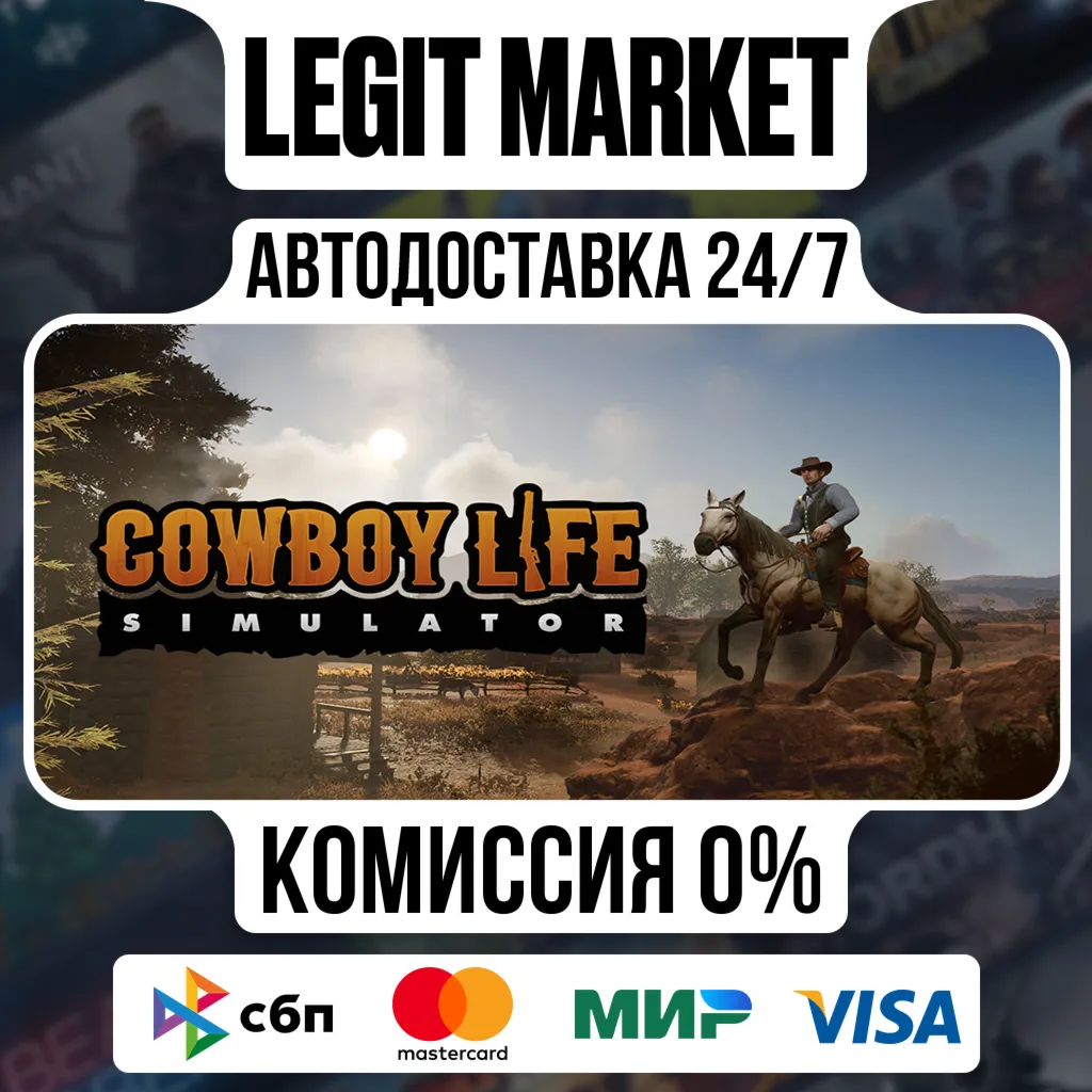 Cowboy Life Simulator / Steam АВТО / РУ + МИР
