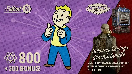 Fallout 76 - Burning Springs Starter Bundle DLC Steam КЛЮЧ