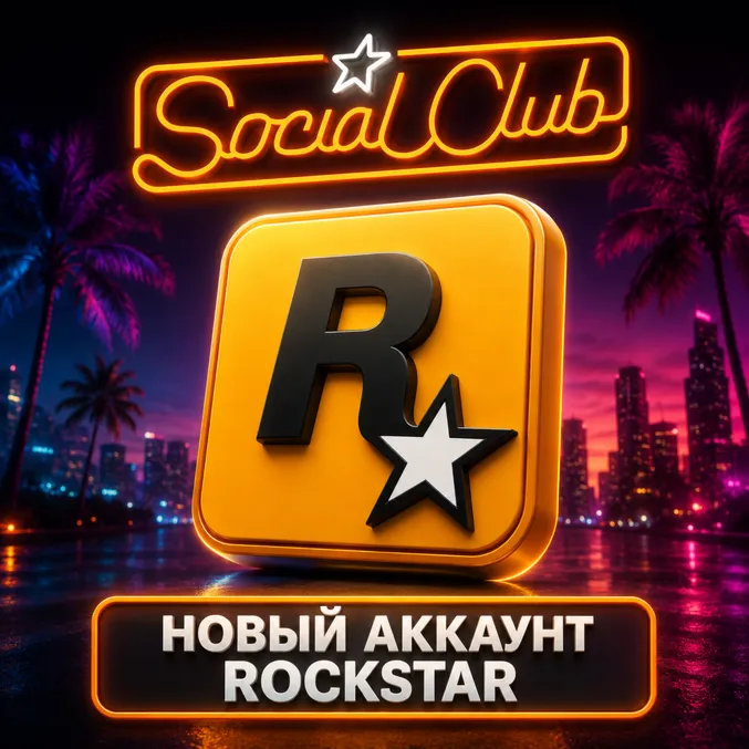 Регистрация аккаунта Rockstar Games (Social Club) • на вашу почту