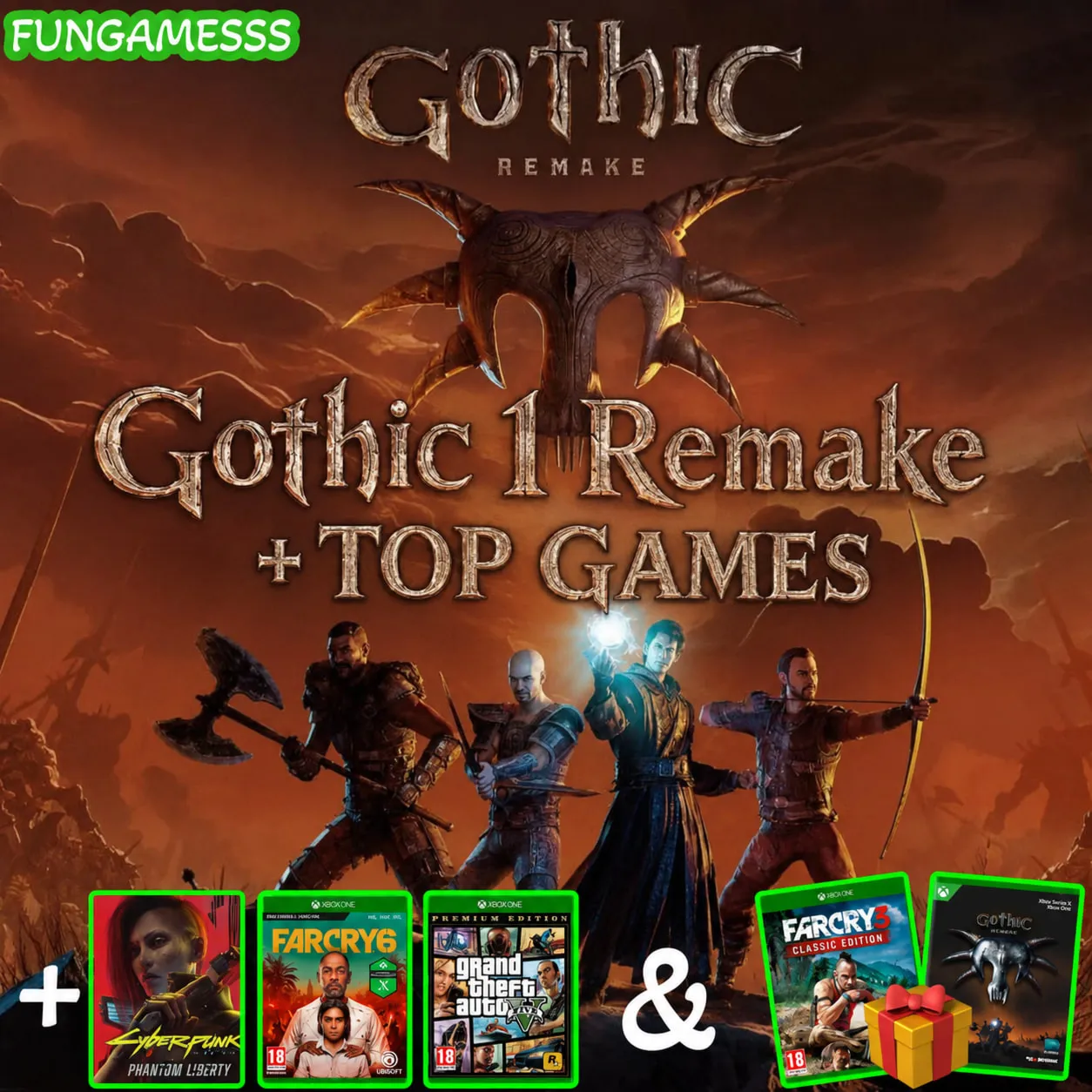 Gothic 1 Remake + ТОП ИГРЫ❤️‍🔥XBOX АККАУНТ