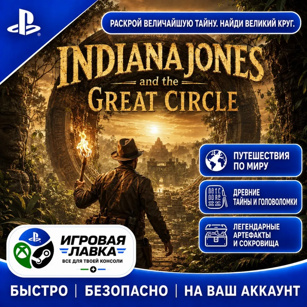 Indiana Jones and the Great Circle | Playstation | PS5 | Турция | Украина | Индия