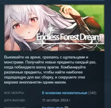 Endless Forest Dream АВТОДОСТАВКА STEAM РОССИЯ