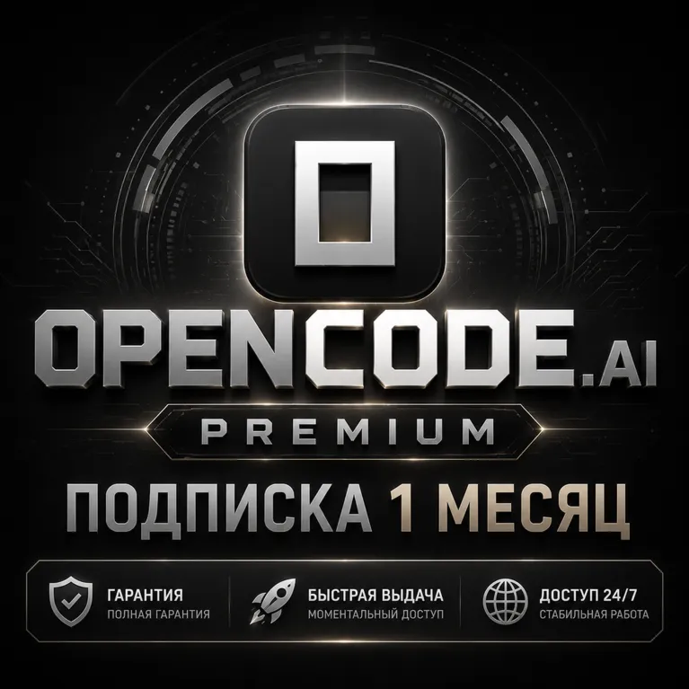 OPENCODE.AI Premium Подписка 1 Месяц | Гарантия | Быстрая Выдача