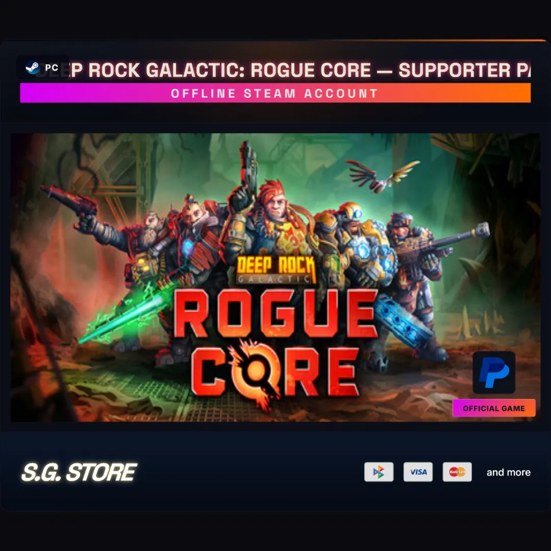 ️ Deep Rock Galactic: Rogue Core — Supporter Pack Steam Offline | Instant Delivery