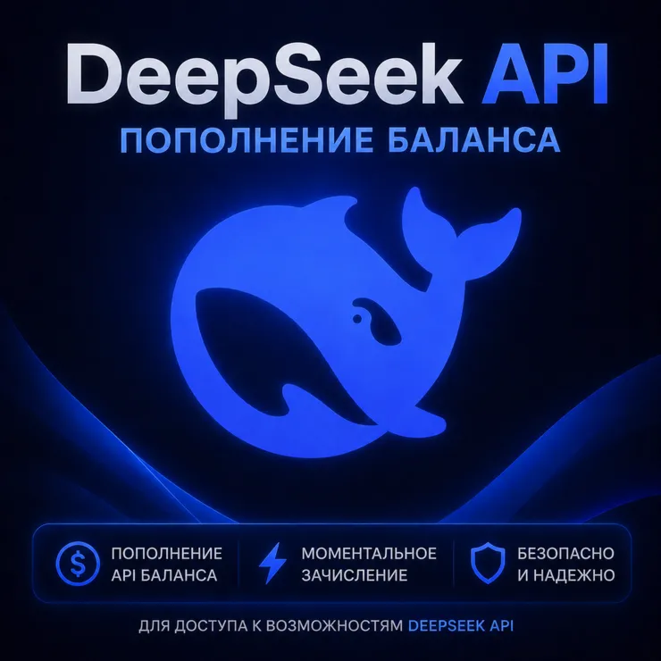 DeepSeek API — МГНОВЕННОЕ ПОПОЛНЕНИЕ БАЛАНСА