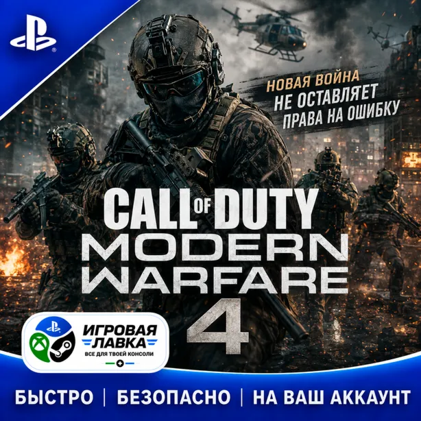 Call of Duty Modern Warfare 4 | Playstation | PS5 | Турция | Украина | Индия