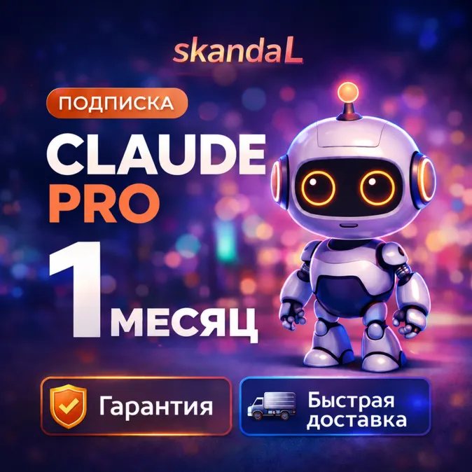 ПРОДЛЕНИЕ CLAUDE PRO 1 МЕСЯЦ