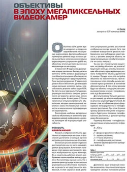 Объективы в эпоху мегапиксельных видеокамер