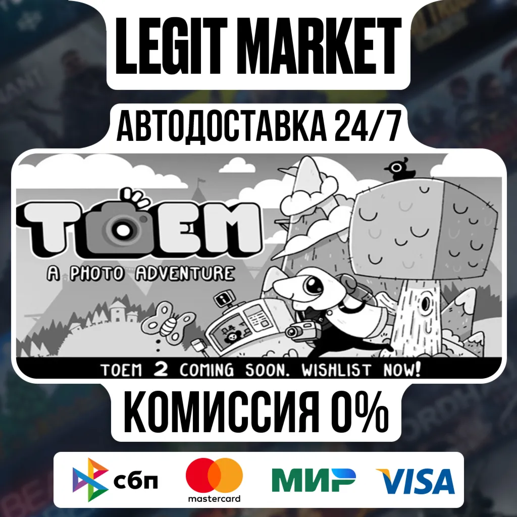 TOEM: A Photo Adventure / Steam АВТО / РУ + МИР