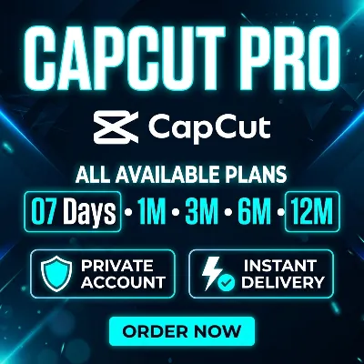 CapCut Pro  | 07 дней / 1M / 3M / 6M / 12M | Приватный аккау