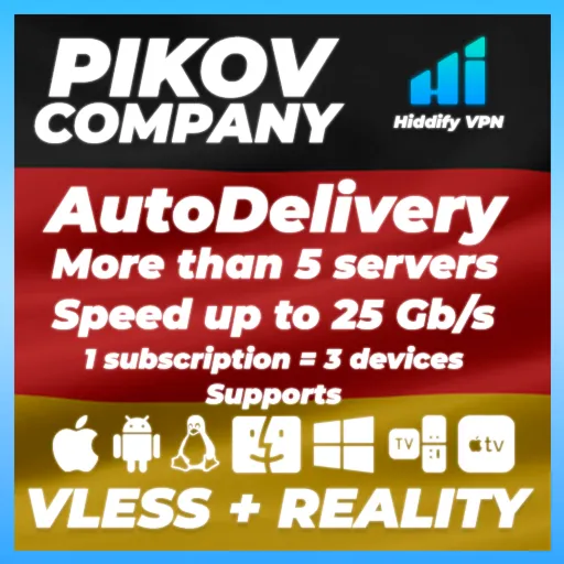 Hiddify VPN | Select location | VLESS | Up to 6 months