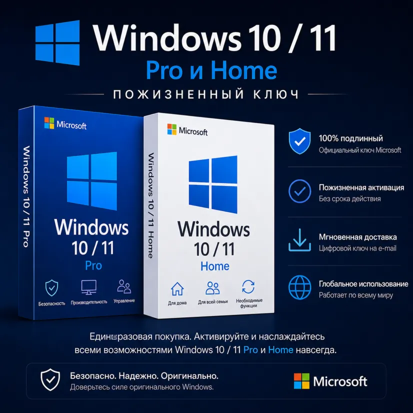 🟢 WINDOWS 10/11 PRO &amp; HOME Key Global Warranty + Office