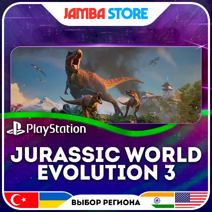 Jurassic World Evolution 3 · PS5 · TR/UA/IN/US