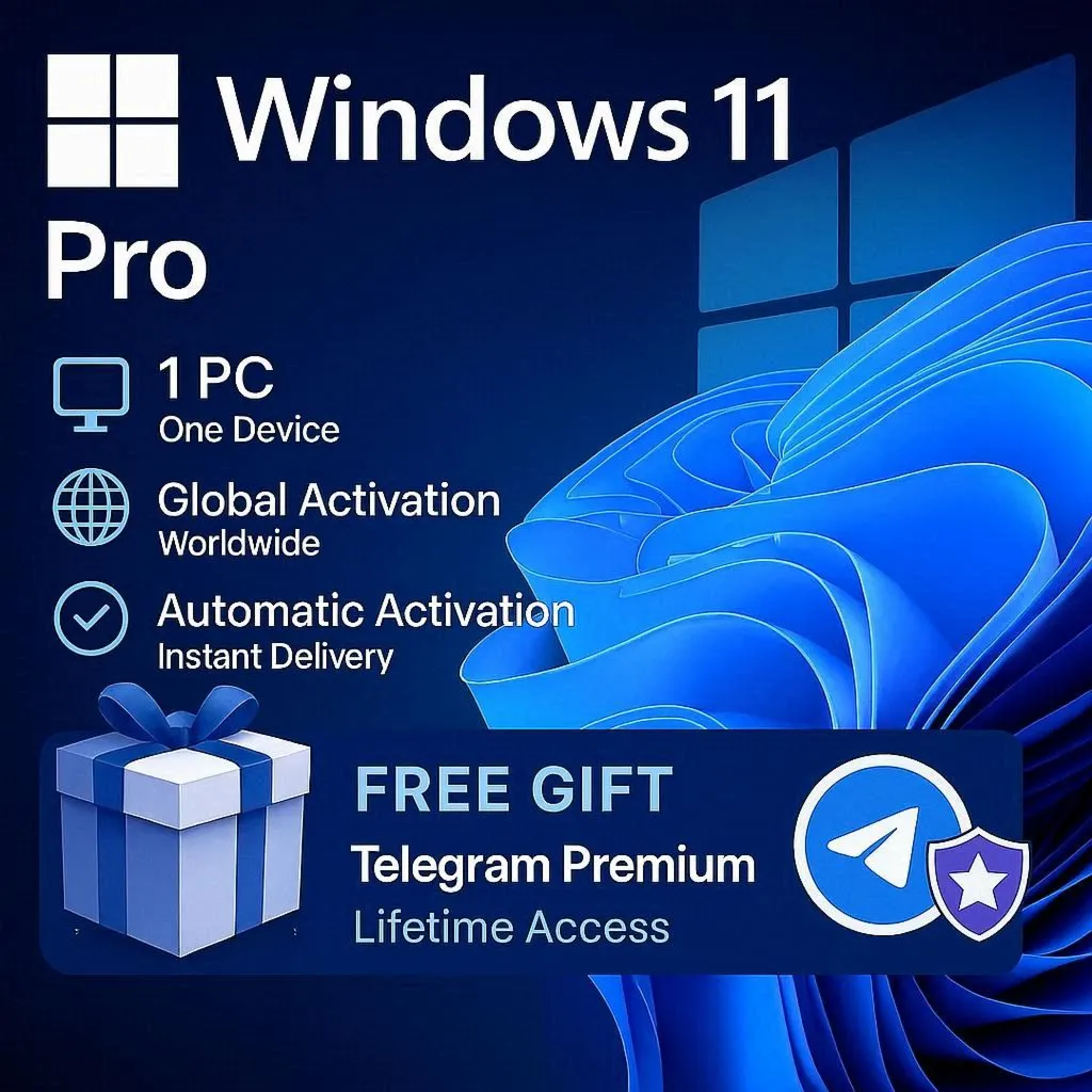 Windows 11 Pro для 1 ПК Бессрочный ключ онлайн-активации Гарантия