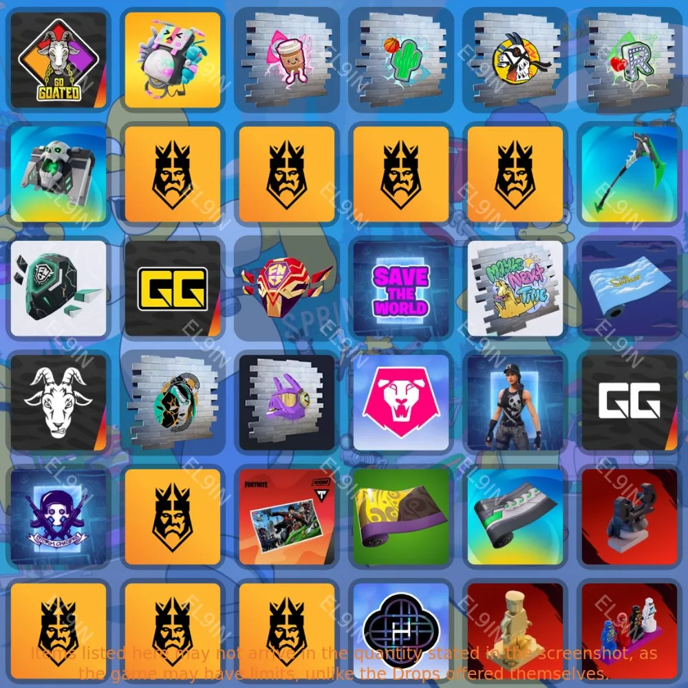 FortniteТвич Дропсы36 предметов + 