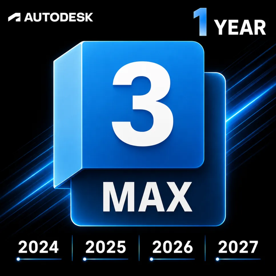 Autodesk 3Ds Max 2024-2027 Активация 12 месяцев