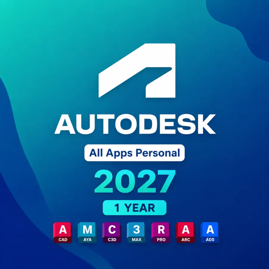 Активация Autodesk All Apps 2027 на 1 год
