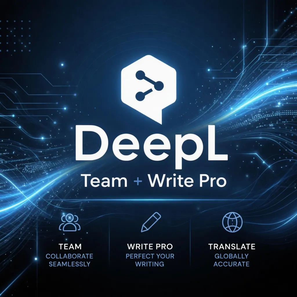 DeepL Team + Write Pro | 1 месяц | Подписка | Личный аккаунт