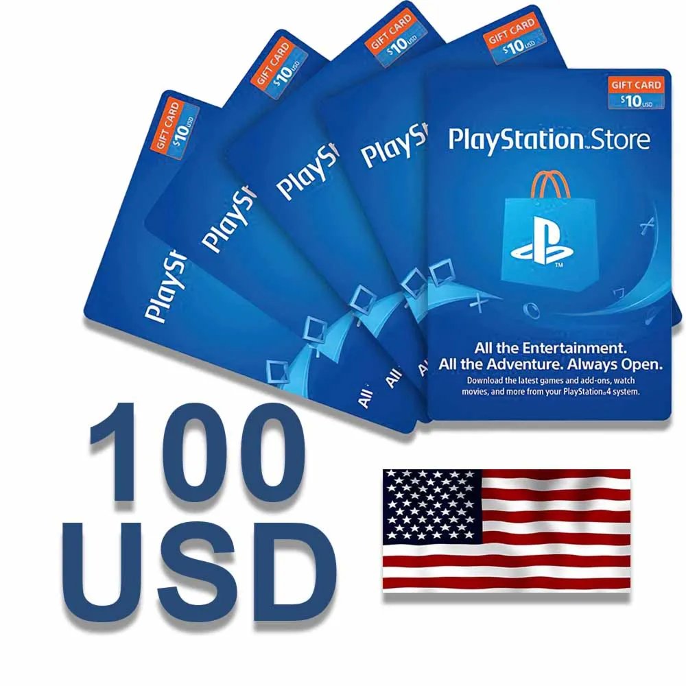 ✅PlayStation Network USA 100 USD Gift Card🎁 PSN