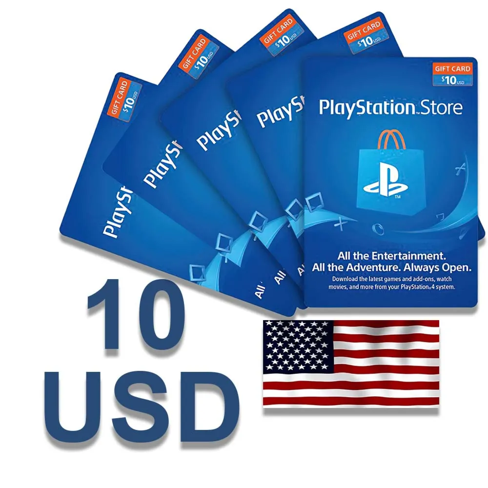 ✅PlayStation Network USA 10 USD КОД ПОПОЛНЕНИЯ🎁 PSN