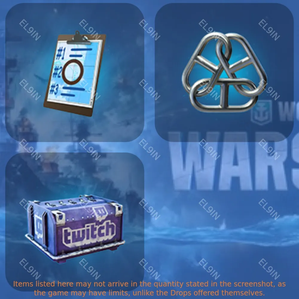 World of Warships????Твич Дропсы3 предметов + 