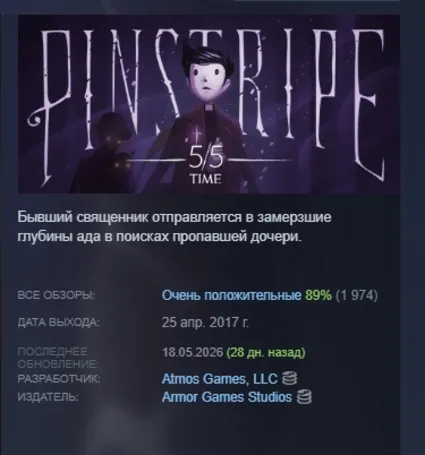Pinstripe STEAM KEY REGION FREE GLOBAL+РОССИЯ