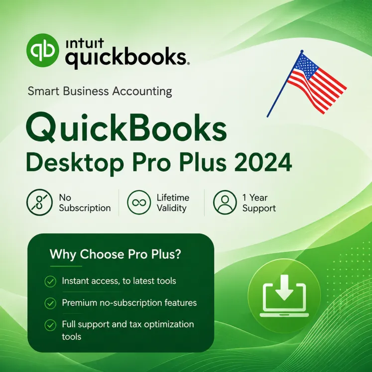 QuickBooks Desktop Pro 2024 (ПК)  1 устройство, 1 год
