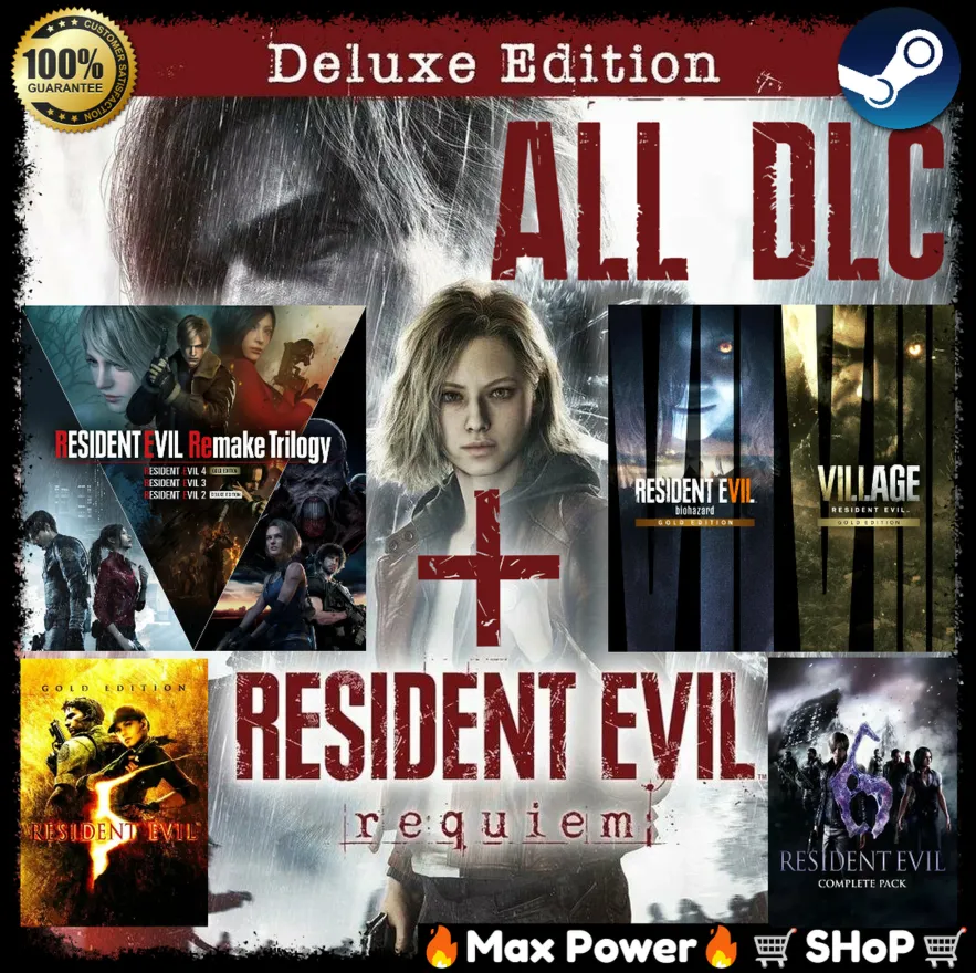 Resident Evil Requiem Deluxe Edition + Resident Evil 2/3/4/5/6/7/8 Village/9 Requiem
