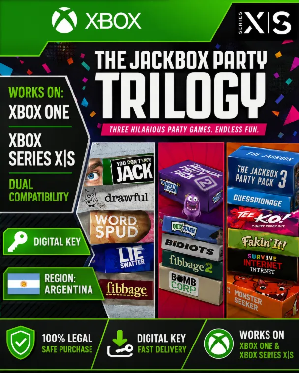 THE JACKBOX PARTY TRILOGY KEY XBOX ONE SERIES X|S