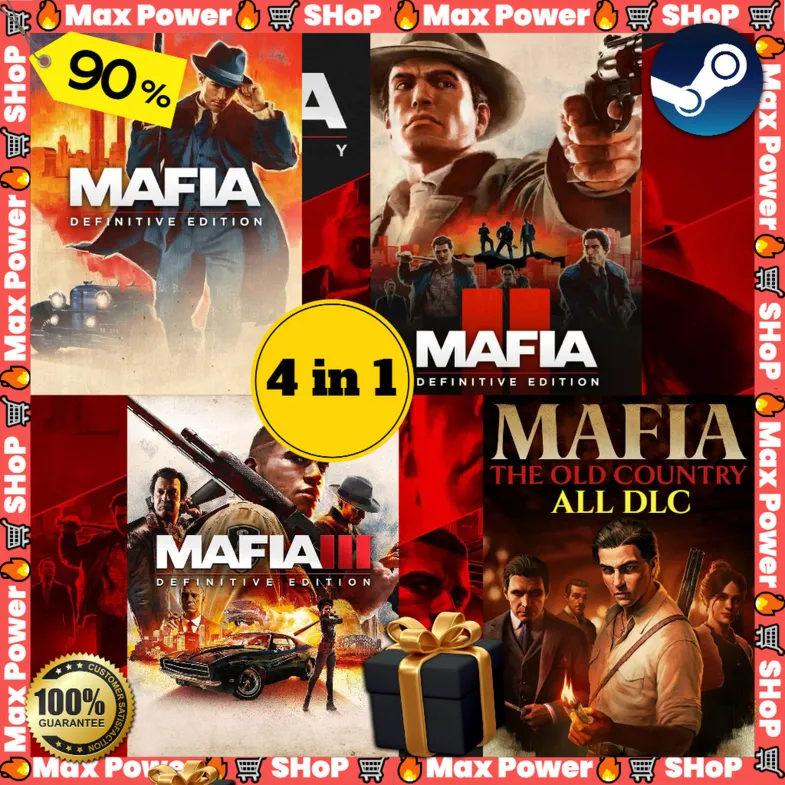 ВСЕ ЧАСТИ MAFIA + Mafia: The Old Country Все DLC оффлайн аккаунт Steam