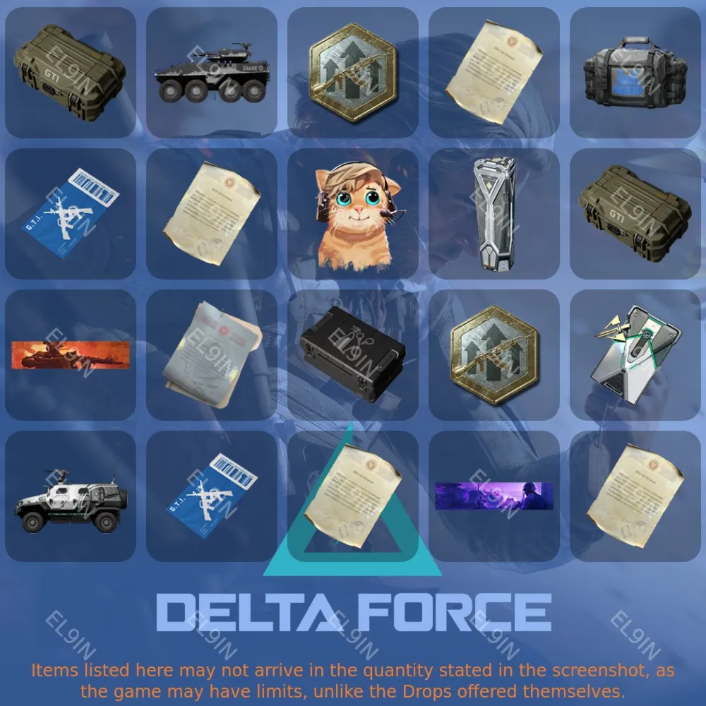 Delta ForceТвич Дропсы20 предметов + 