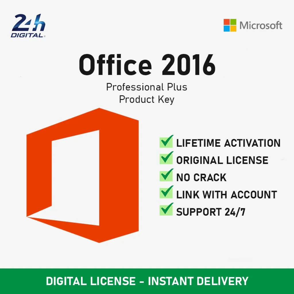 Office 2016 Pro Plus License Key Активация лицензионного ключа