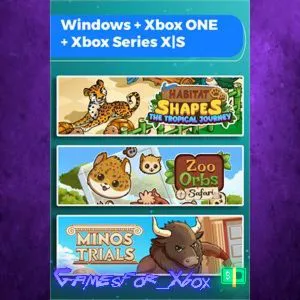 ️Habitat Shapes The Tropical Journey + Zoo Orbs: Safari + Minos Trials Bundle XBOX
