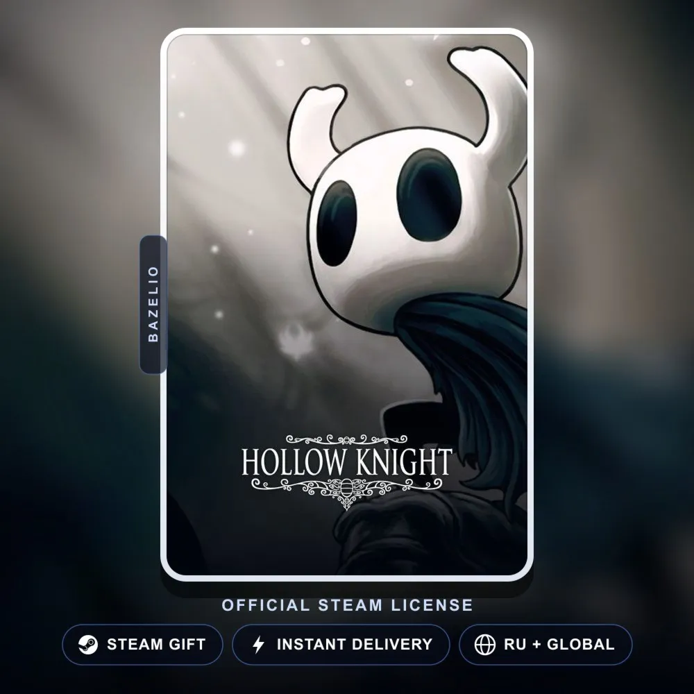 Hollow Knight (Steam Gift) · РФ и весь мир · Автодоставка 24/7