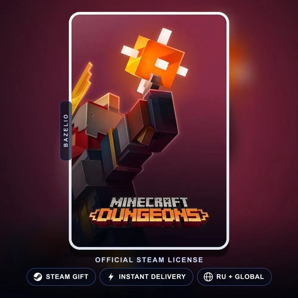 Minecraft Dungeons (Steam Gift) · РФ и весь мир · Автодоставка 24/7