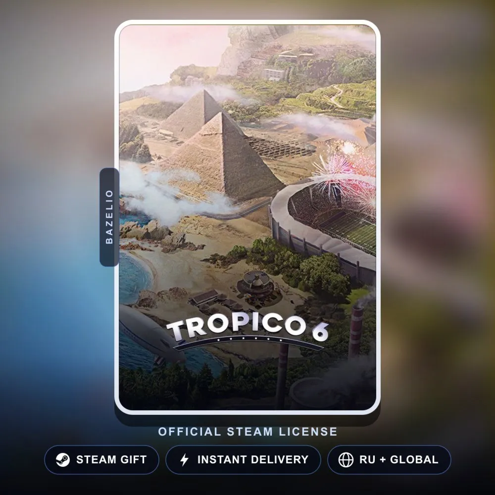 Tropico 6 (Steam Gift) · РФ и весь мир · Автодоставка 24/7