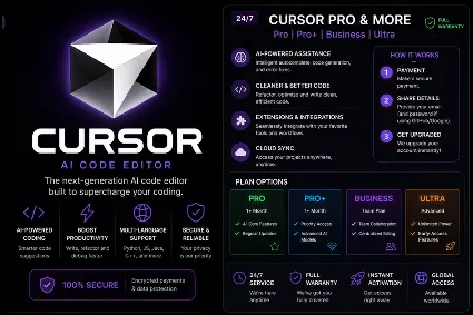 24/7 Cursor Pro | Pro+ | Teams| Ultra | Полная гарантия