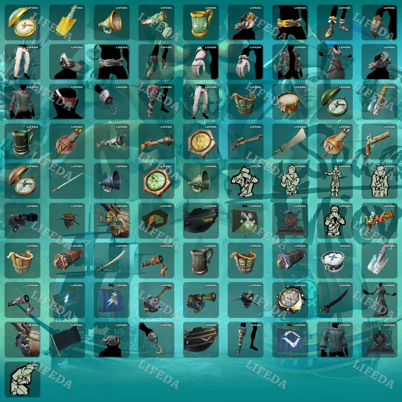 Sea of Thieves 🏴‍☠️【TWITCH DROPS】🏴‍☠️312+ REWARDS•SKINS•ITEMS•GOLD