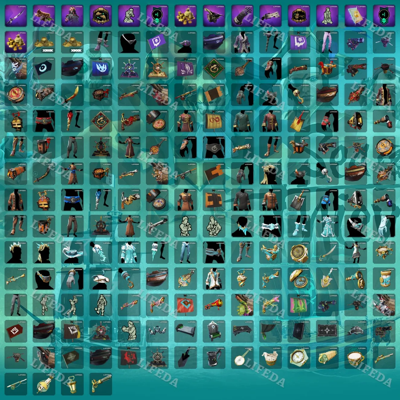 Sea of Thieves 🏴‍☠️【TWITCH DROPS】🏴‍☠️312+ REWARDS•SKINS•ITEMS•GOLD