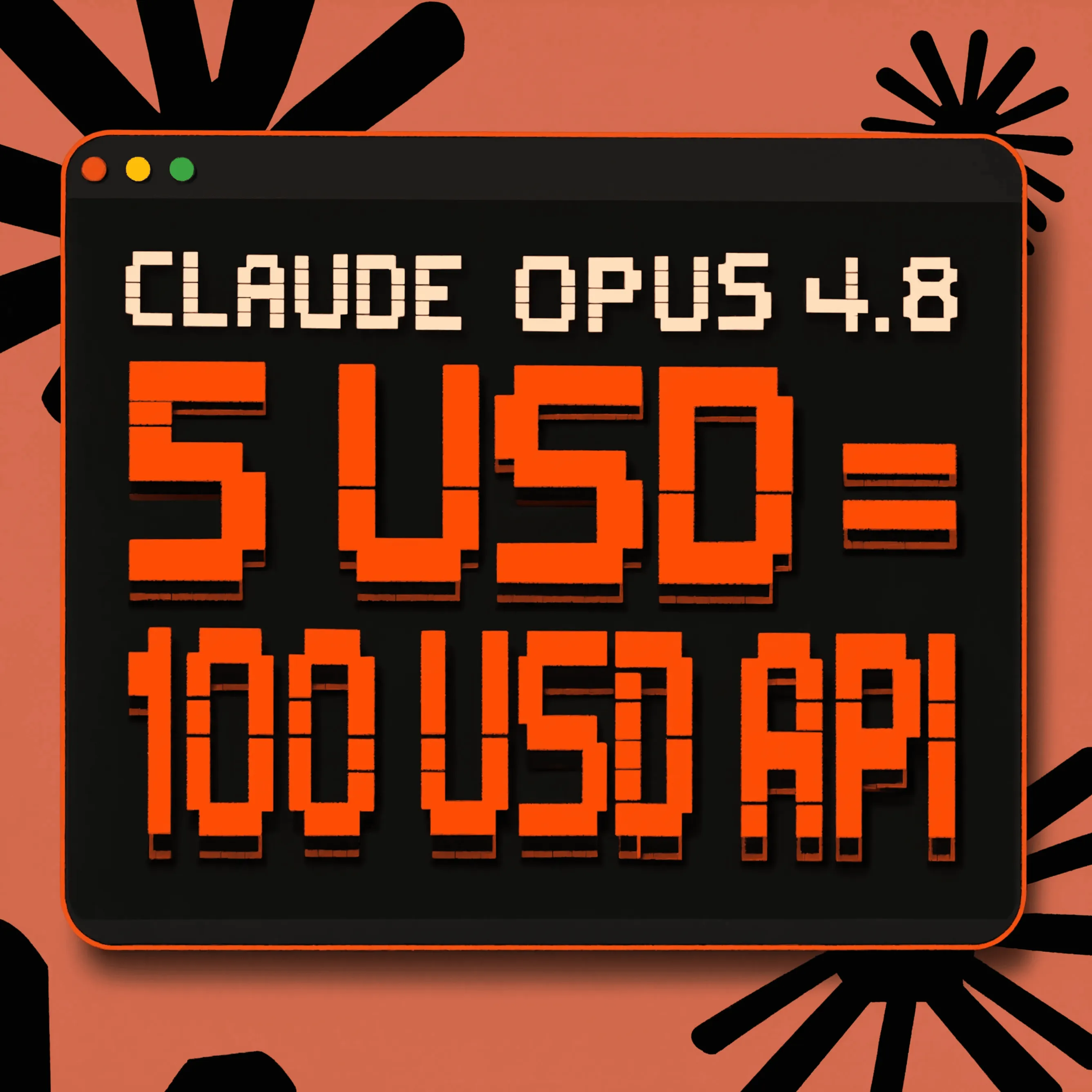 Claude Opus 4.8 API для Code и CLI — $5 = $100 кредитов | 20x выгода | Nyxos Shop