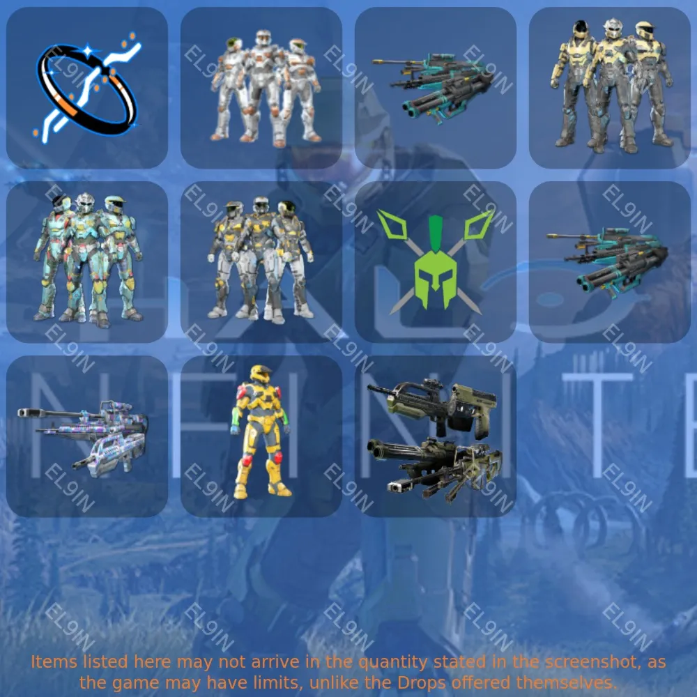 🎯Halo Infinite📈Twitch Drops🔥11 items + 🎁