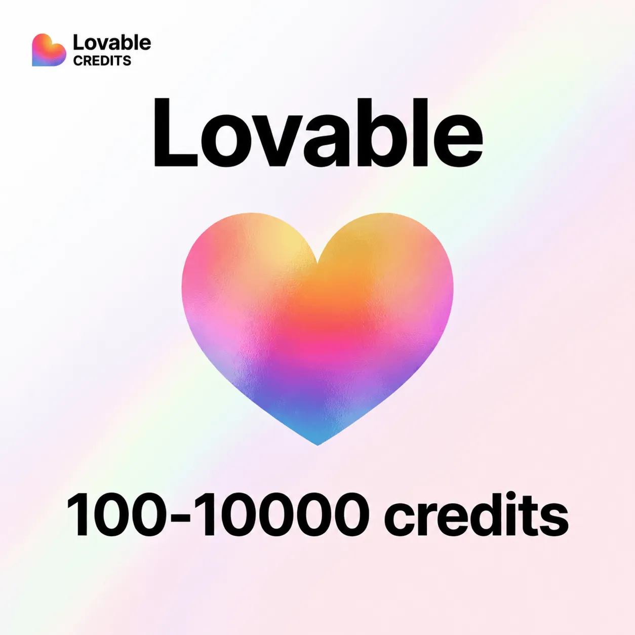 Lovable 100-10000 credits