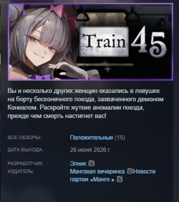 Train45 АВТОДОСТАВКА STEAM РОССИЯ
