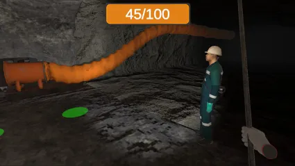 Underground roof fall hazard assessment VR Training ✅ STEAM GIFT AUTO ✅ RU+МИР